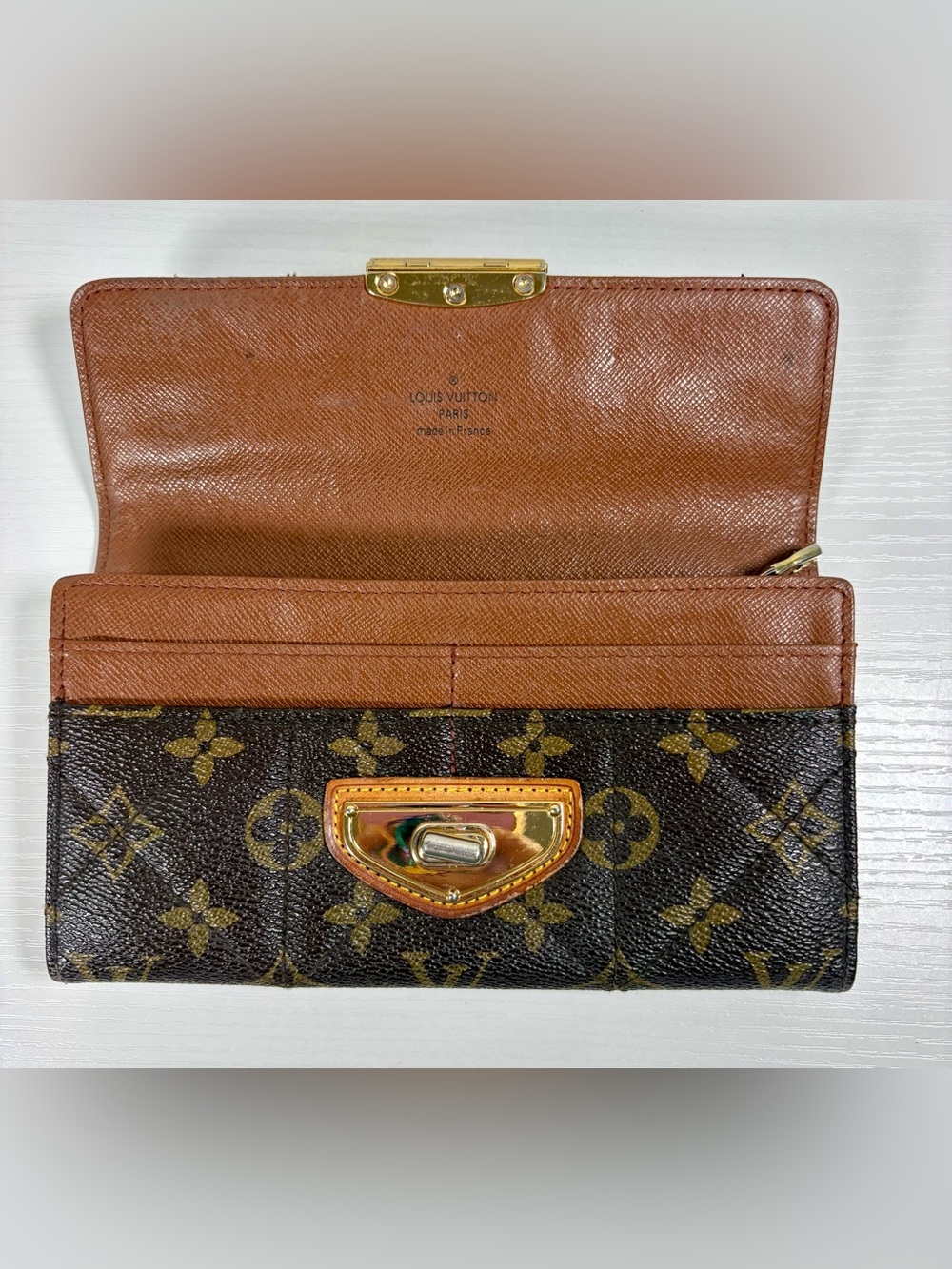 Louis Vuitton Monogram Portefeuille Sarah Etoile Wallet 114 MI1028 - Picture 4 of 12